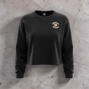 New Era Cincinnati Bengals Cropped Boxy Sweatshirt Black Women's XXL 2XL NWT
